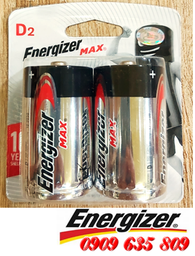Energizer E95-BP2, Pin đại D Energizer Max E95-BP2 alkaline 1.5v chính hãng _Made in Singapore _Vỉ 2viên